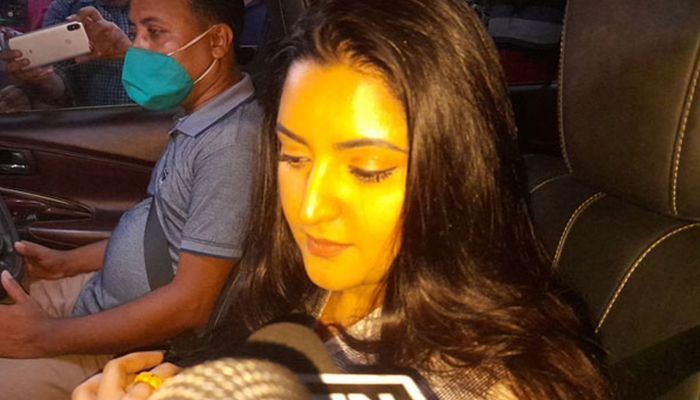 Savar Police Quiz Actress Pori Moni on Case against Nasir, Omi 