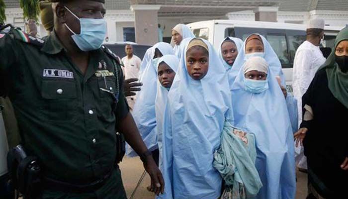 The attackers scaled a fence to break into the Bethel Baptist High School in Kaduna state in the early hours of Monday, taking away most of the 165 pupils boarding there overnight. || Photo: Collected 