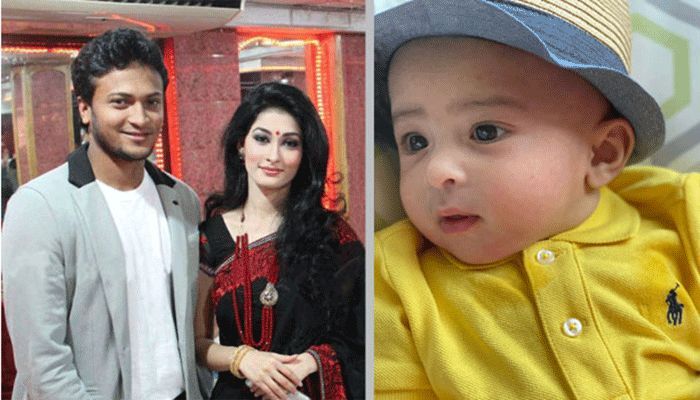 Shakib-Shishir Couple Reveals Picture of Baby Boy 'Eyzah'