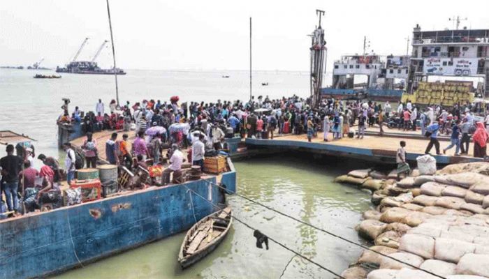 20 Injured As Ferry Hits Padma Bridge Pillar 