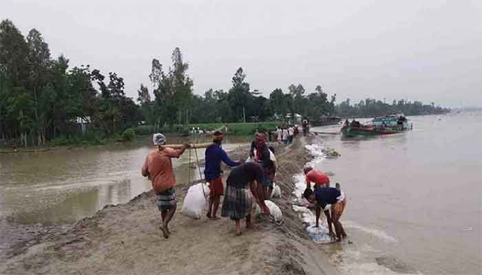 Kurigram have been flooded due to heavy monsoon rains || Photo: Collected