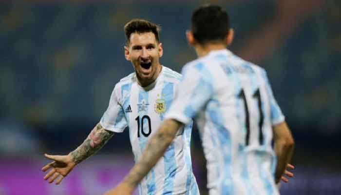 Lionel Messi scored one goal and created two others as Argentina beat Ecuador 3-0 in Goiania || Photo: Collected