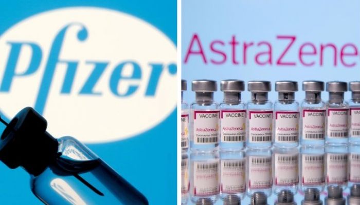 Pfizer or AstraZeneca’s COVID-19 vaccine (Photo: Collected)
