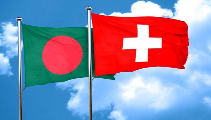 Flags of Bangladesh and Switzerland || Photo: Collected 