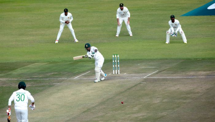 Bangladesh, who played with eight genuine batsmen and only two pacers in the match, found them reduced at 132-6 only in the third hour of the game. (Photo: Collected)