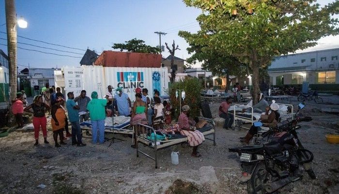 There are reports of hospitals being overwhelmed in the city of Les Cayes. (Photo: Reuters)