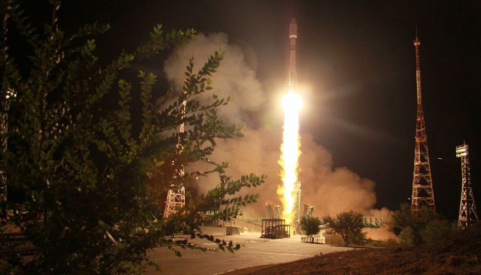 A Russian Soyuz rocket has blasted into space carrying 34 new satellites (Photo: Collected)