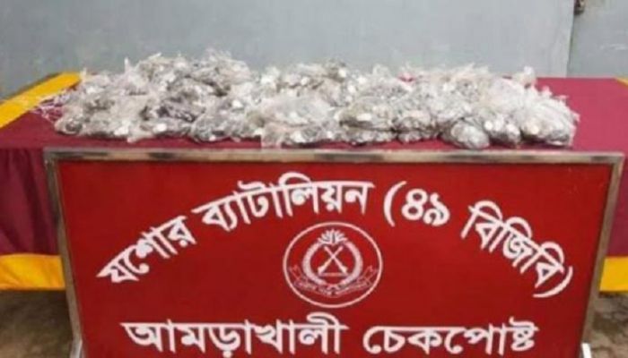 Border Guard Bangladesh (BGB) recovered coins worth 83 thousand taka in Benapole Checkpost (Photo: Collected)