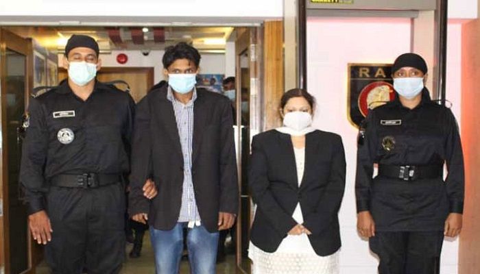 Physician Ishrat Rafiq Ishita and her associate Shohidul Islam Dinar were arrested on two separate charges filed regarding fraudulence. (Photo: Collected)
