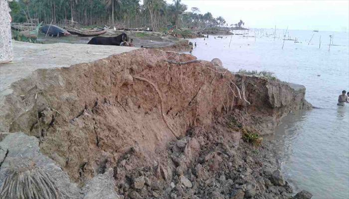 Meghna Erosion Devours Lands And Displaces Thousands in Lakshmipur  