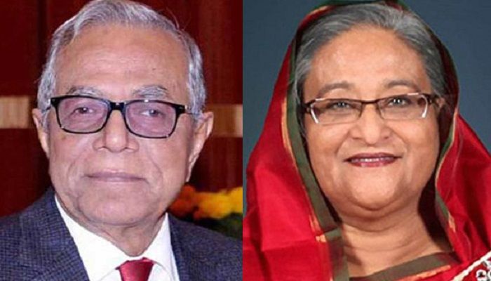 President Abdul Hamid and Prime Minister Sheikh Hasina (Photo: Collected)