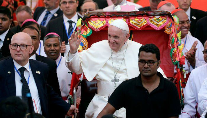 Pope Sends $70,000 Aid to Bangladesh  
