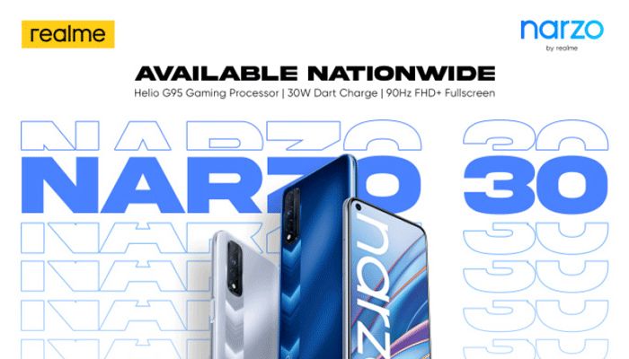 Realme narzo 30 Now Available Nationwide 