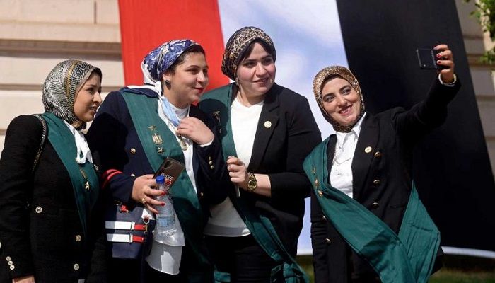Nearly 100 Women Sworn In as First Female Judges to Egypt’s State Council
