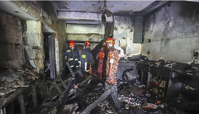 Fire at Gulshan Residential Building, 7 Burnt 