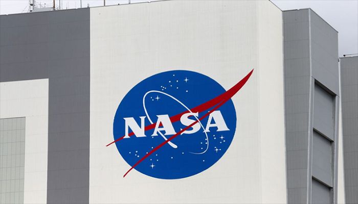 The NASA logo is seen at Kennedy Space Center ahead of the NASA/SpaceX launch of a commercial crew mission to the International Space Station in Cape Canaveral, Florida. || Reuters Photo: Collected