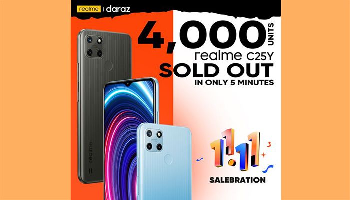 realme Creates New Record with C25Y Sales, 4,000 Units Sold Out in 5 Minutes