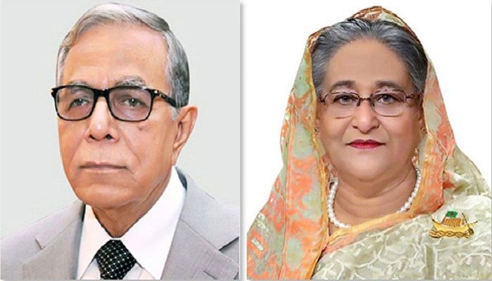 ﻿President M Abdul Hamid and Prime Minister Sheikh Hasina || Photo: Collected 