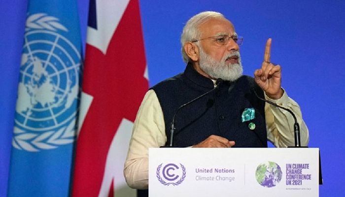 India to Hit Net-Zero Climate Target by 2070: Modi  