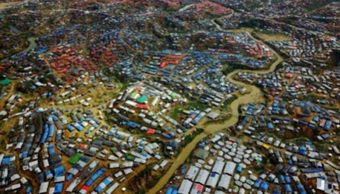 A Bird's Eye View of Rohingya Camp in Cox's Bazar || Photo: Collected 