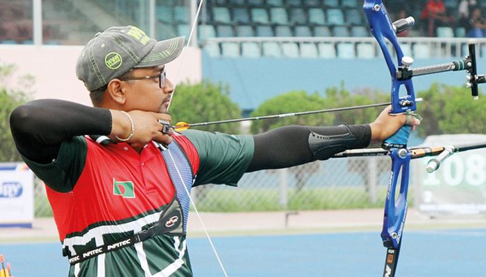 Country's ace archer Ruman Sana || Photo: Collected 