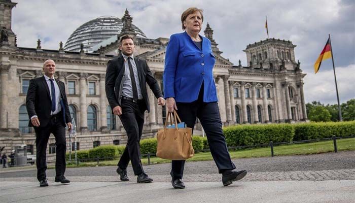 Angela Merkel Leaves German Chancellery after 16 Years 