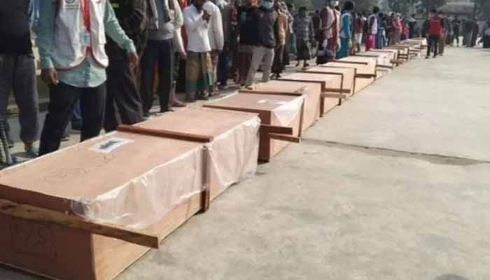 Launch Fire: 30 Buried in Barguna Mass Grave  