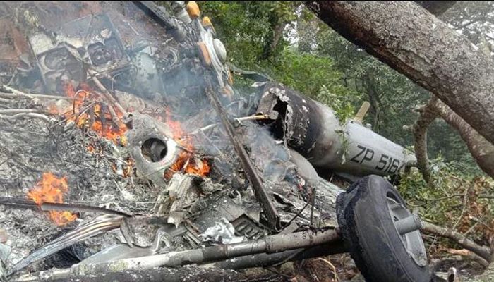 Helicopter Crashes with India's Chief of Defense Staff on Board   