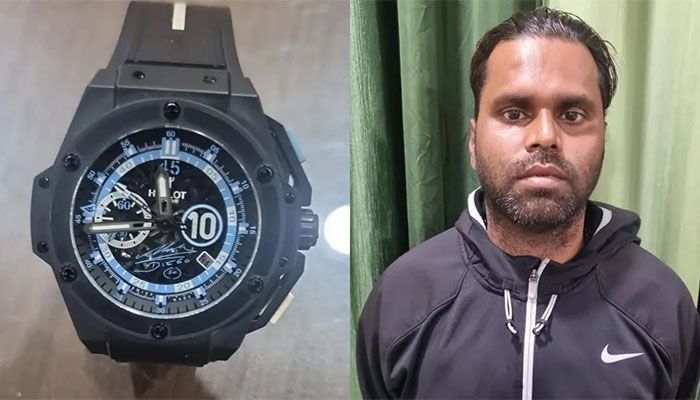 Maradona’s Stolen Watch and the thief Wazid Hussein || Photo: Collected 