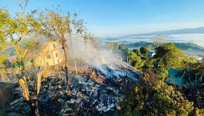 3 Resorts Reduced to Ashes in Fire at Sajek Valley