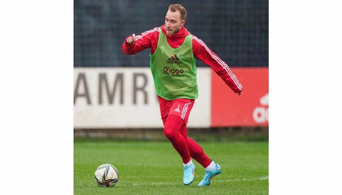 Denmark's Eriksen Starts Comeback Training with Ajax    