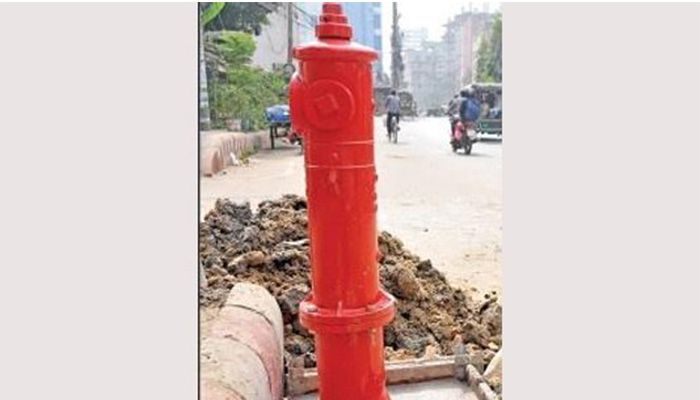 A fire hydrant in Chattogram city || Photo: Collected 