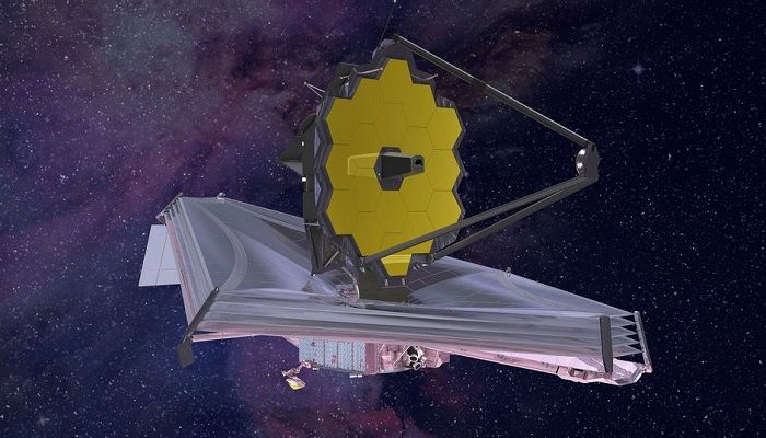 'Webb Space Telescope Fully Deployed In Space'
