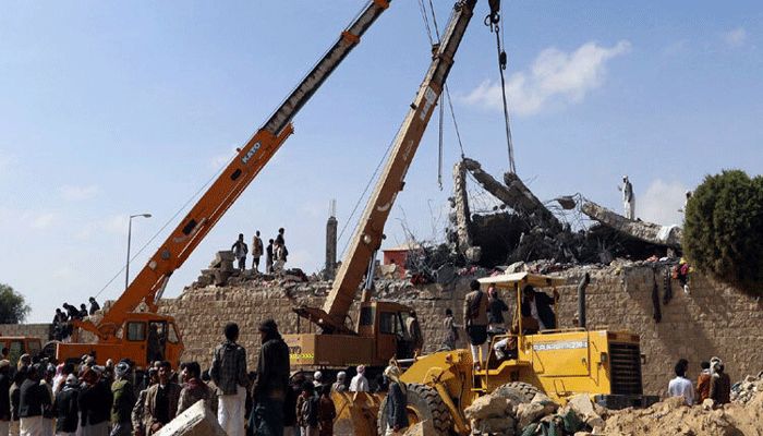Saudi-Led Airstrikes Kill 70 at a Prison in Yemen    