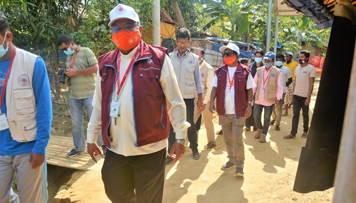 Caritas Delegation Visits Rohingya Camp in Cox’s Bazar  