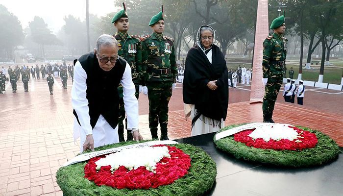 President Abdul Hamid and Prime Minister Sheikh Hasina || Photo: Collected  
