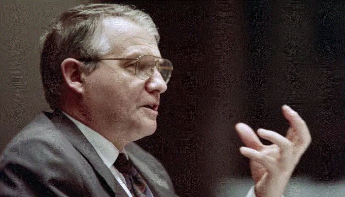 In this file photo taken on December 2, 1992 AIDS co-discoverer professor Luc Montagnier attends a hearings of the commission of inquiry on Aids in Paris || AFP Photo: Collected 