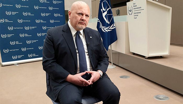 ICC Prosecutor Visits Ukraine, Meets Online with Zelensky