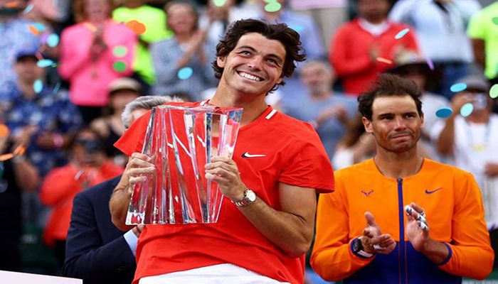 Fritz Hands Nadal First 2022 Defeat to Lift Indian Wells Trophy     