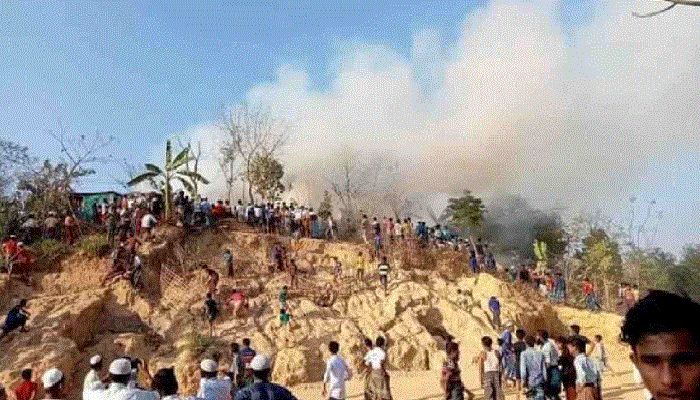 Shanties, Learning Centre Gutted in Ukhiya Rohingya Camp Fire 