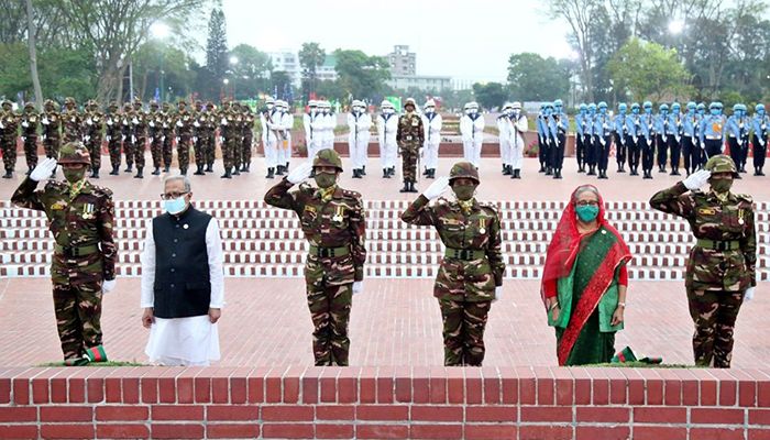 President, PM Pay Homage to Liberation War Martyrs       