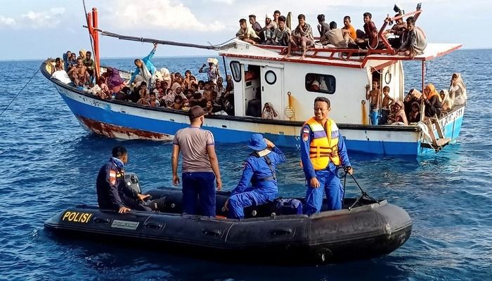 57 Malaysia-Bound Rohingyas Rescued from Bay   