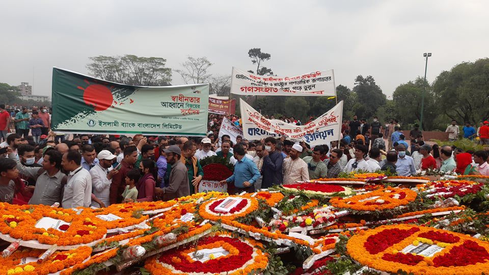 People from all walks of life paid homage to the Liberation War martyrs.