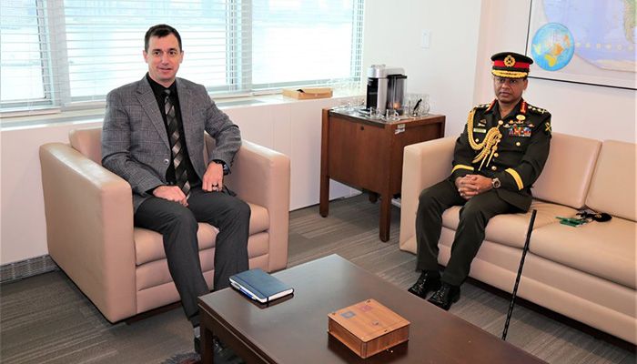The Bangladesh army chief had meetings with senior officials of the UN || Photo: Collected 