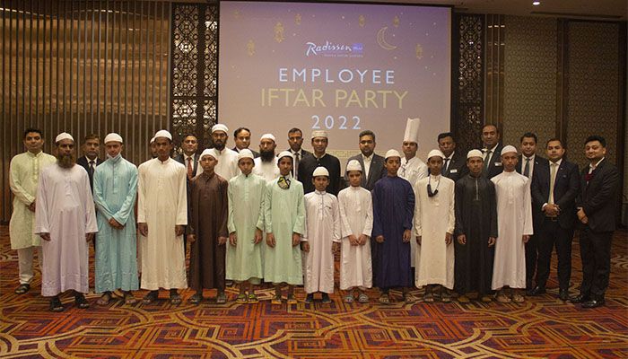 Radisson Blu Dhaka Water Garden hosted its annual employee with students from Moinul Qu’ran Madrasa 