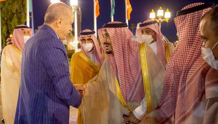Turkish President, Saudi Leaders Meet First Time Since Khashoggi Killing  