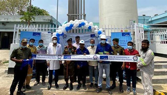 Largest oxygen tank in ﻿Rajshahi Medical College Hospital (RMCH) || Photo: Collected 