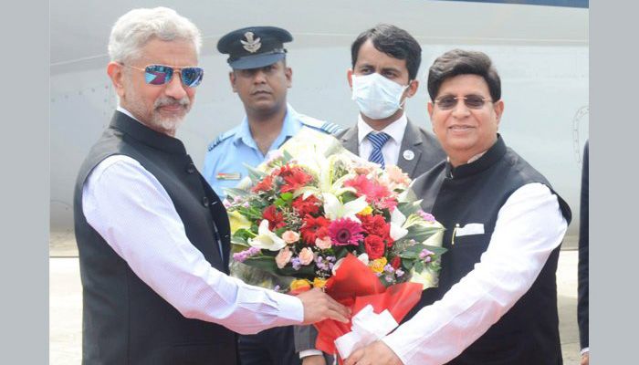 Jaishankar Arrives in Dhaka