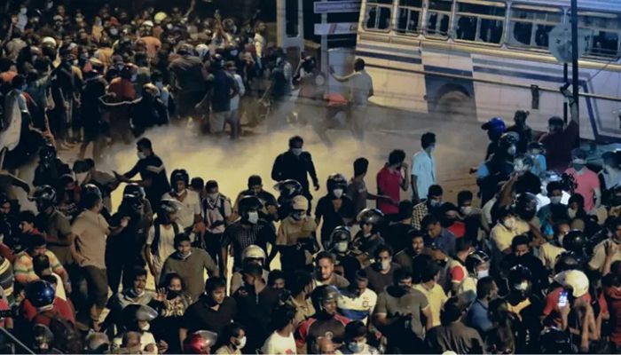 Sri Lanka Imposes Curfew after Protests over Economic Crisis Turn Violent  