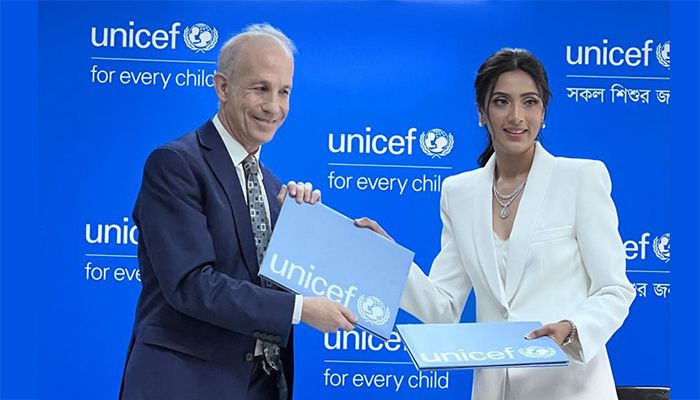 Mim Appointed UNICEF National Ambassador in Bangladesh